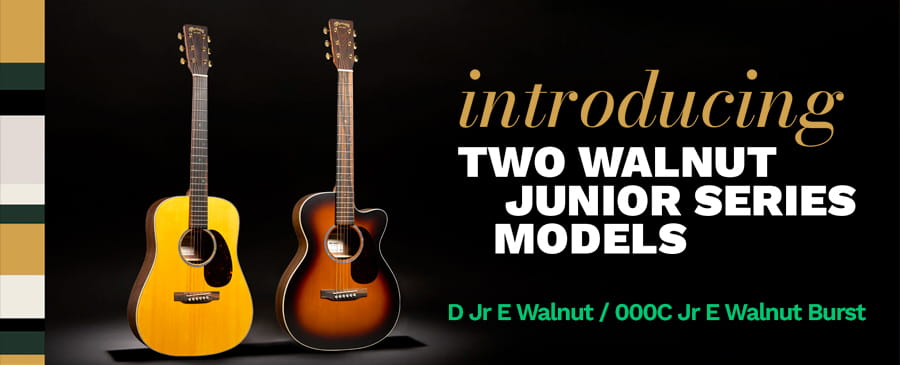 Martin Guitar 2026 NEW MODELS Junior Series Walnut
