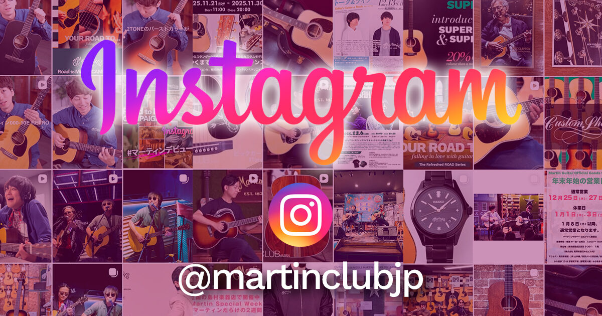 MARTN CLUB JAPAN Instaglam 開設のお知らせ