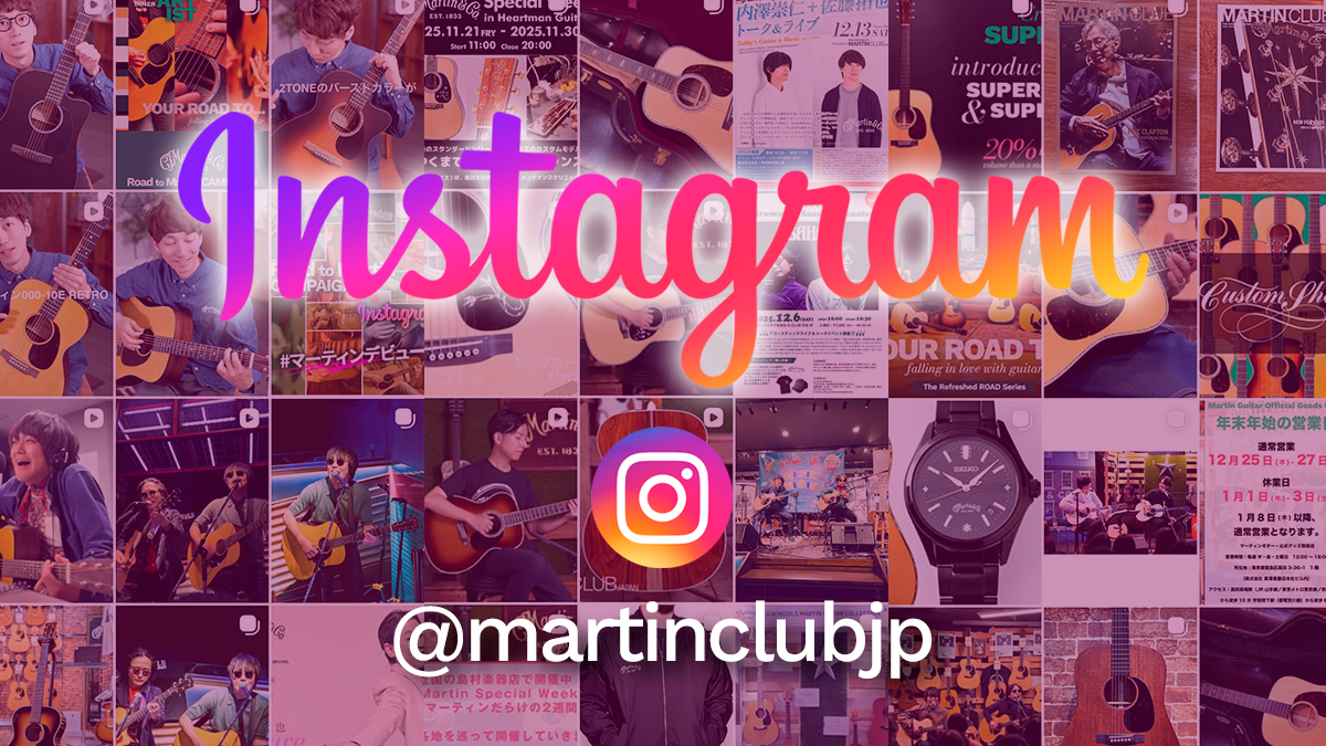 MARTN CLUB JAPAN Instaglam 開設のお知らせ