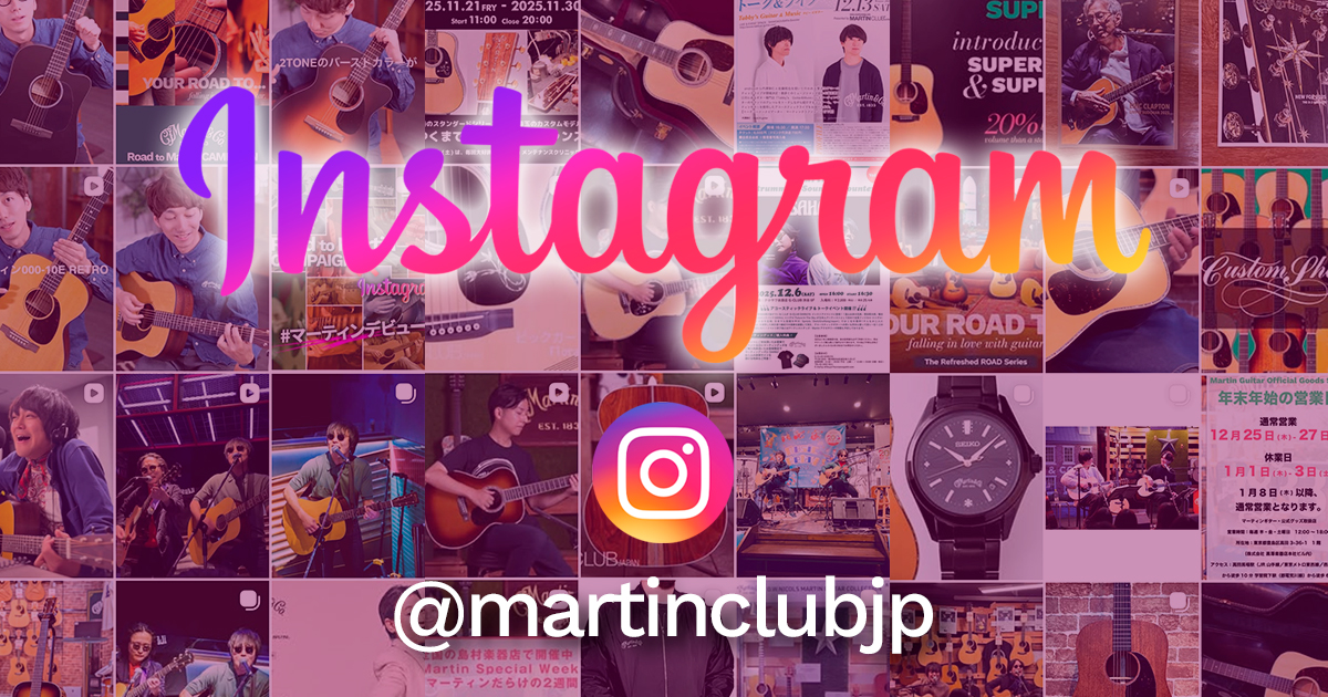 MARTN CLUB JAPAN Instaglam 開設のお知らせ