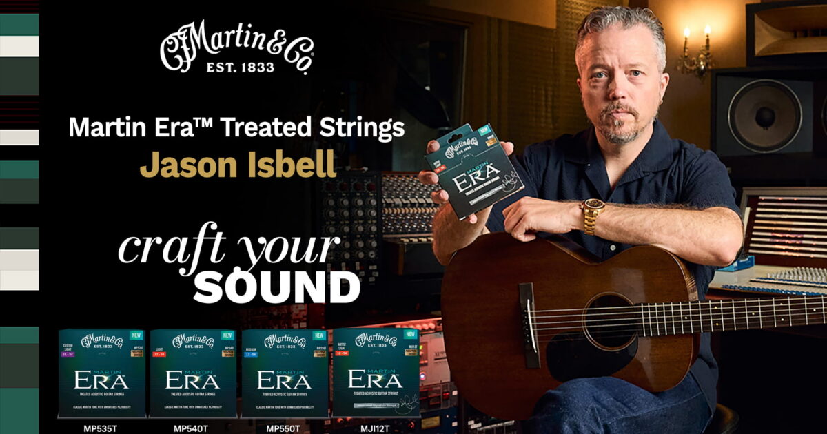Martin Strings の歴史を象徴するプレミアムな弦 Era™ Treated Acoustic Guitar Strings
