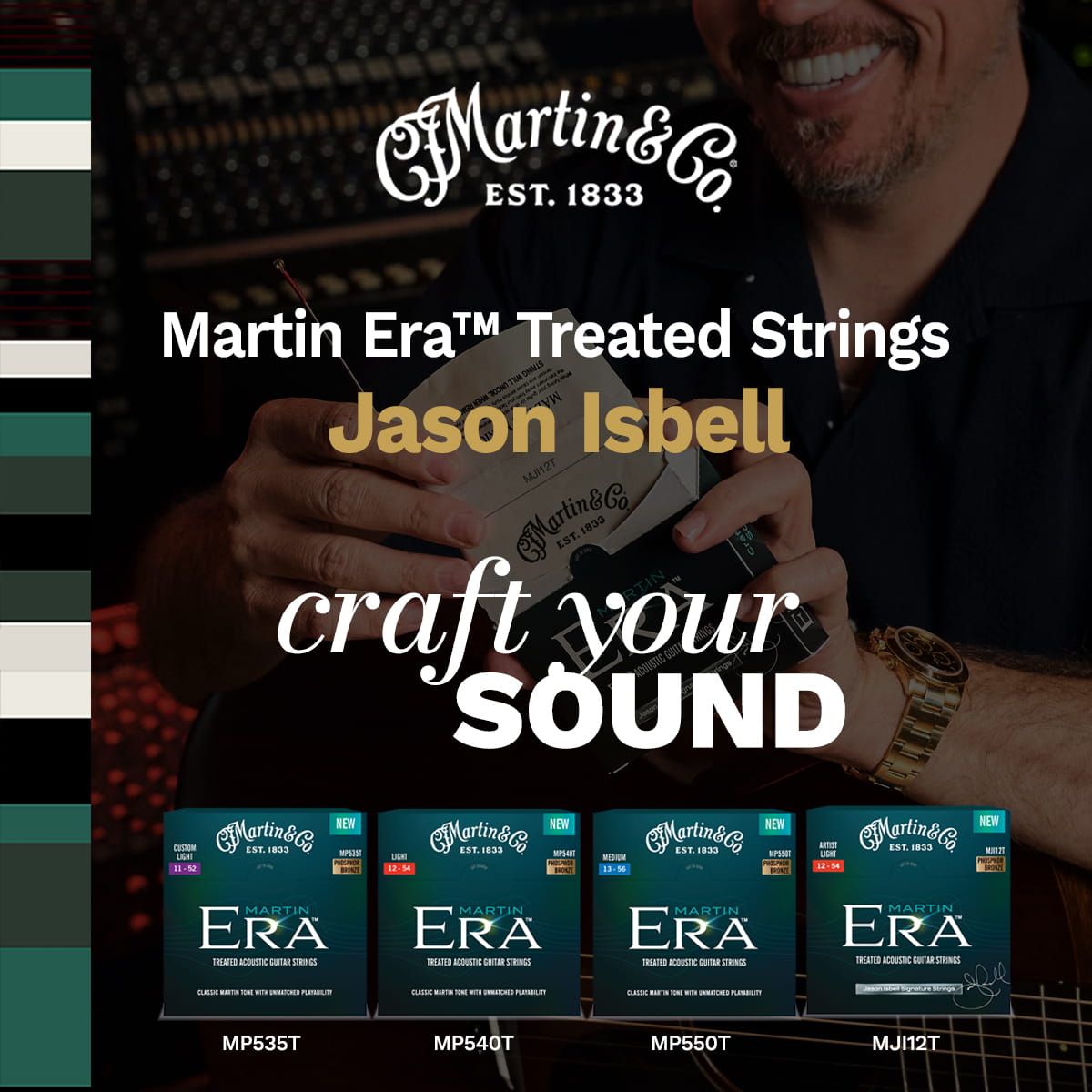 Martin Strings の歴史を象徴するプレミアムな弦 Era™ Treated Acoustic Guitar Stringsリリースのお知らせ