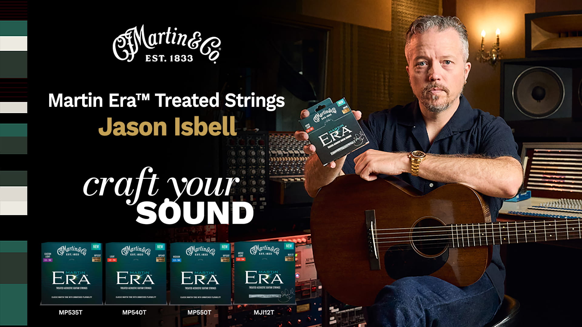 Martin Strings の歴史を象徴するプレミアムな弦 Era™ Treated Acoustic Guitar Stringsリリースのお知らせ