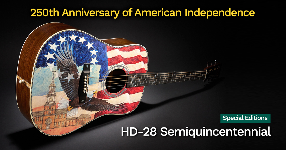 HD-28 Semiquincentennial Special Editions, D-14 Fret, Acoustic