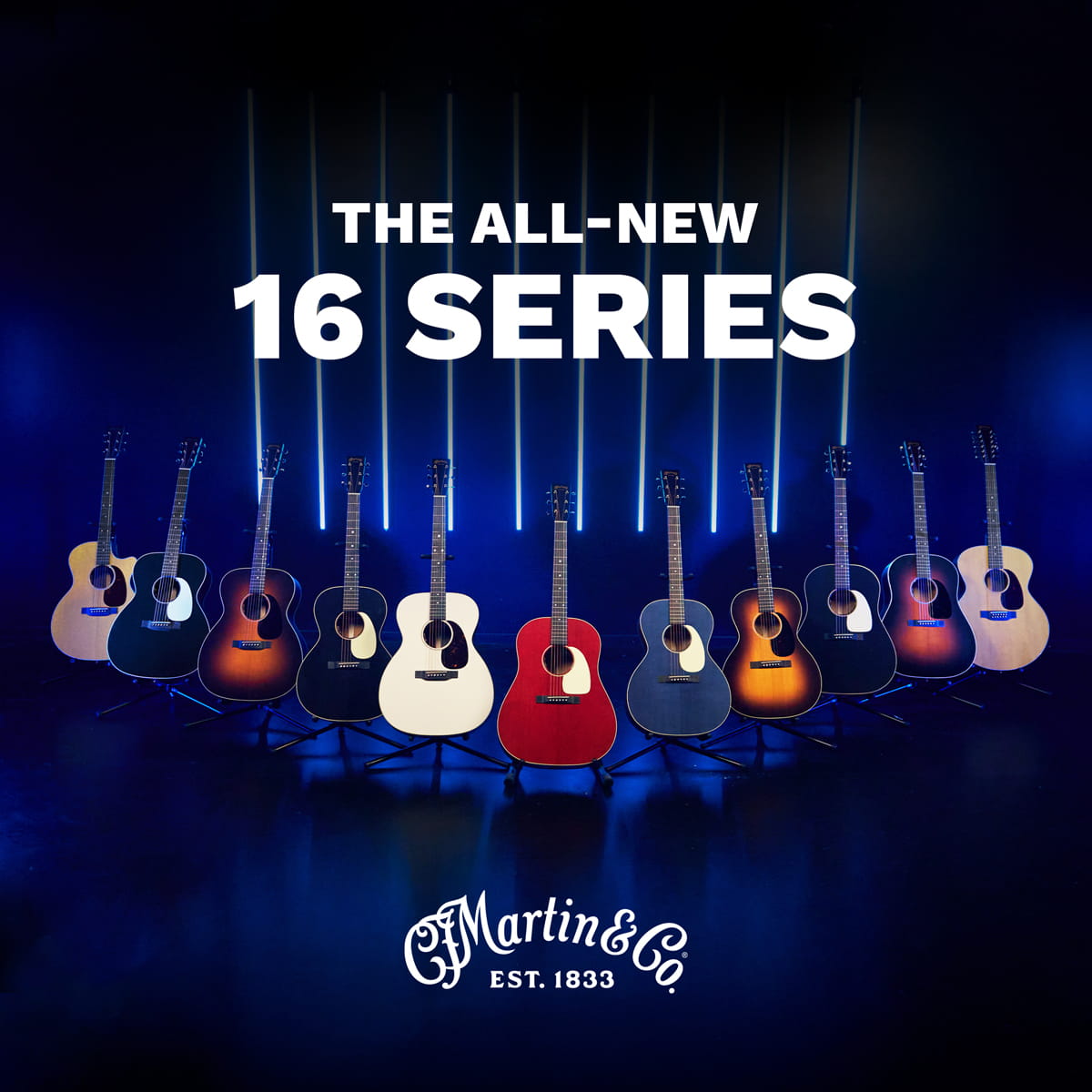 Martin THE ALL-NEW 16 SERIES – マーティンより全く新しい16シリーズが登場。