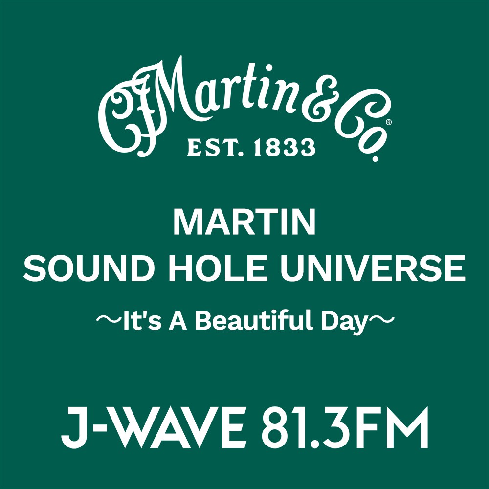 J-WAVE MARTIN GUITAR SOUND HOLE UNIVERSE、Rebirth Tour 2026 恵比寿ガーデンルーム公演のライブ音源をお届けします！