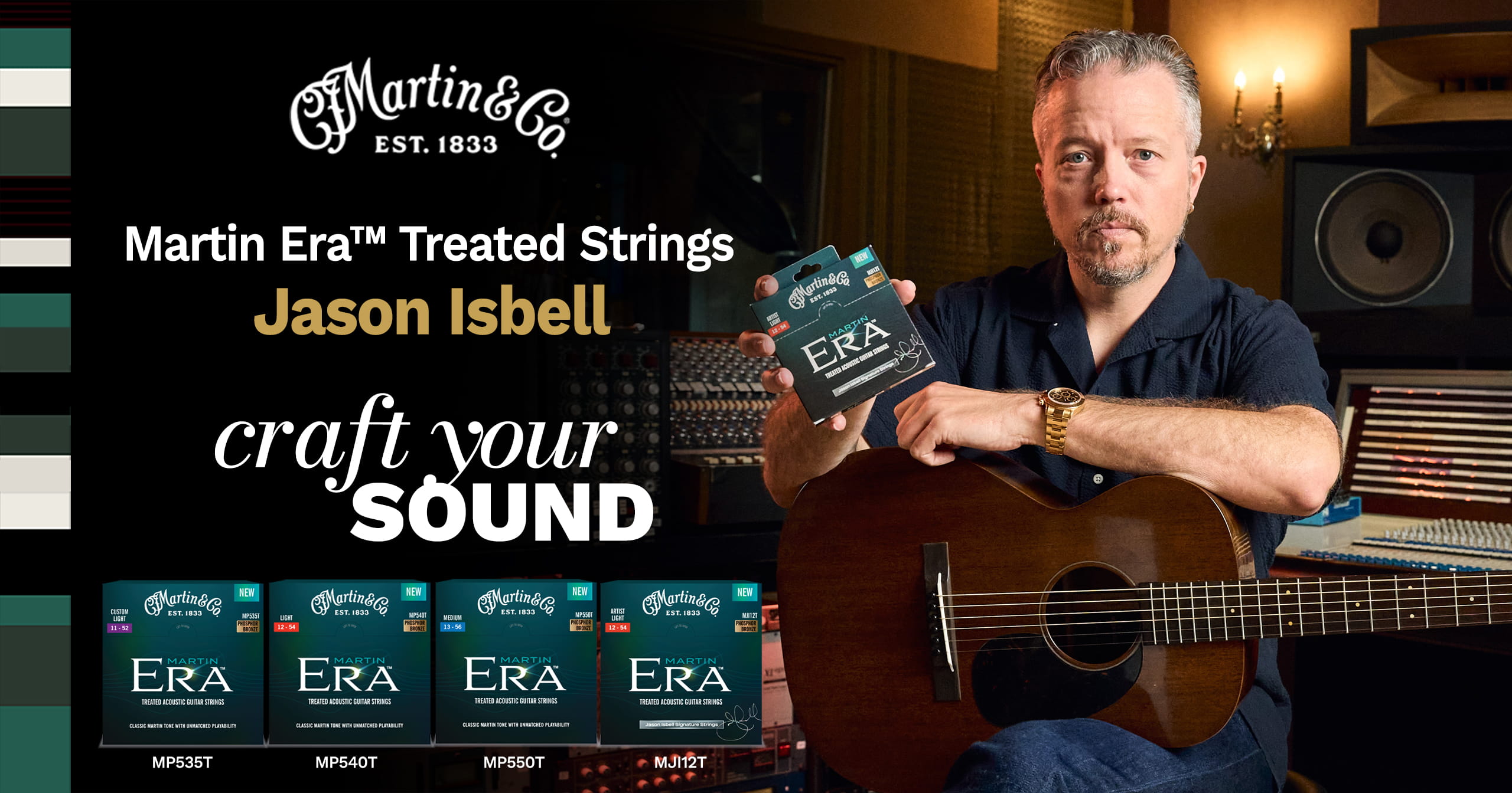 Martin Strings の歴史を象徴するプレミアムな弦 Era™ Treated Acoustic Guitar Stringsリリースのお知らせ