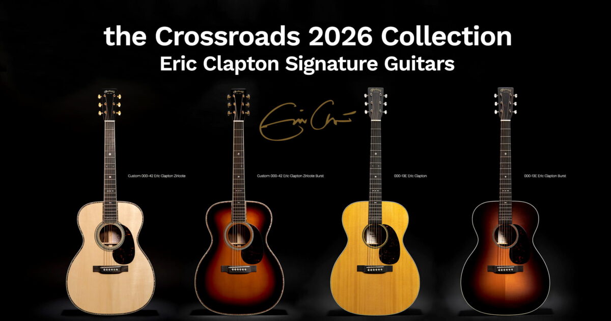 the Crossroads 2026 Collection Eric Clapton Signature Guitars